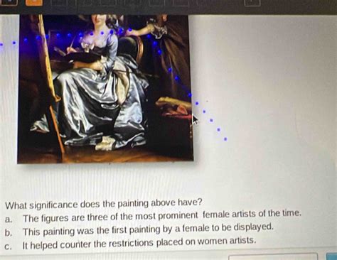 what significance does the painting above have